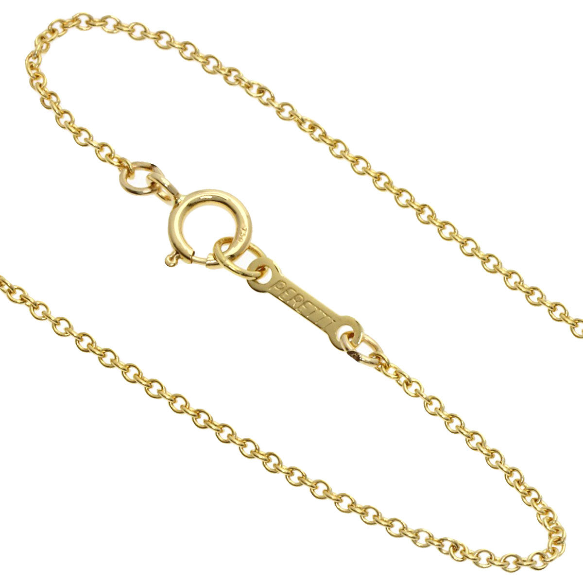 TIFFANY&Co. Open heart Necklace K18 Yellow Gold Ladies [Used]
