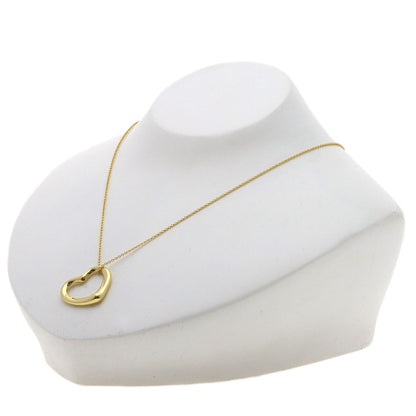 TIFFANY&Co. Open heart Necklace K18 Yellow Gold Ladies [Used]