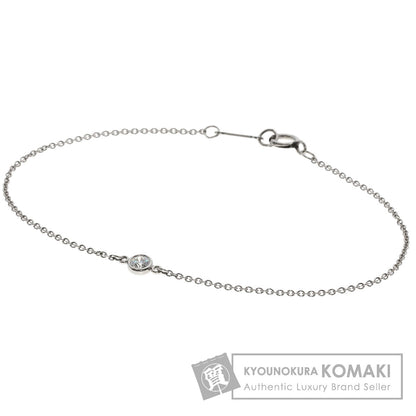 ティファニー バイザヤード ダイヤモンド ブレスレット プラチナPT950 レディース 【中古】【TIFFANY&Co.】