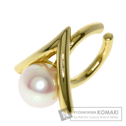 TASAKI Danger Claw Akoya Pearl Ear Cuff Earring K18 Yellow Gold Ladies [Used]
