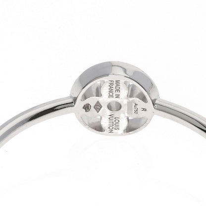 LOUIS VUITTON Hoop Earrings Ldylle Blossom Diamond earring K18 White Gold Ladies [Used]