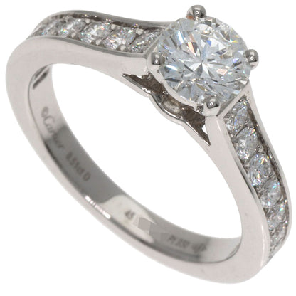 CARTIER Solitaire Diamond # 45 Ring Platinum PT950 Ladies [Used]