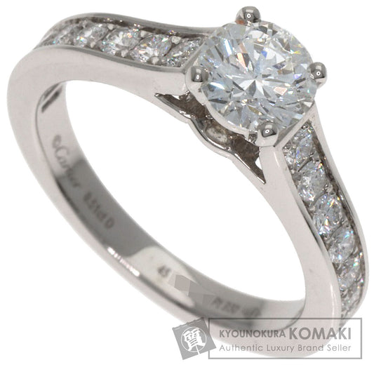 CARTIER Solitaire Diamond # 45 Ring Platinum PT950 Ladies [Used]