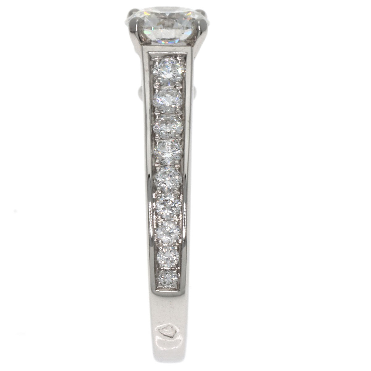 CARTIER Solitaire Diamond # 45 Ring Platinum PT950 Ladies [Used]