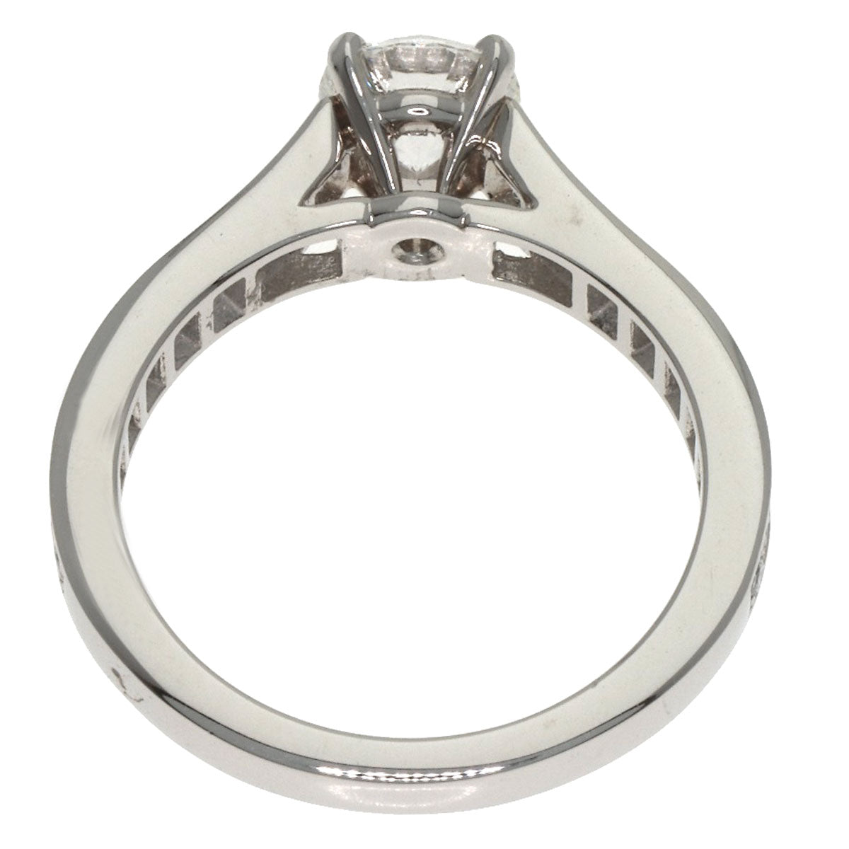 CARTIER Solitaire Diamond # 45 Ring Platinum PT950 Ladies [Used]