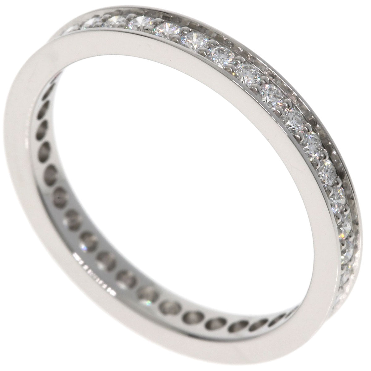 カルティエ エタニティ フル ダイヤモンド #50 リング・指輪 プラチナPT950 レディース 【中古】【CARTIER】