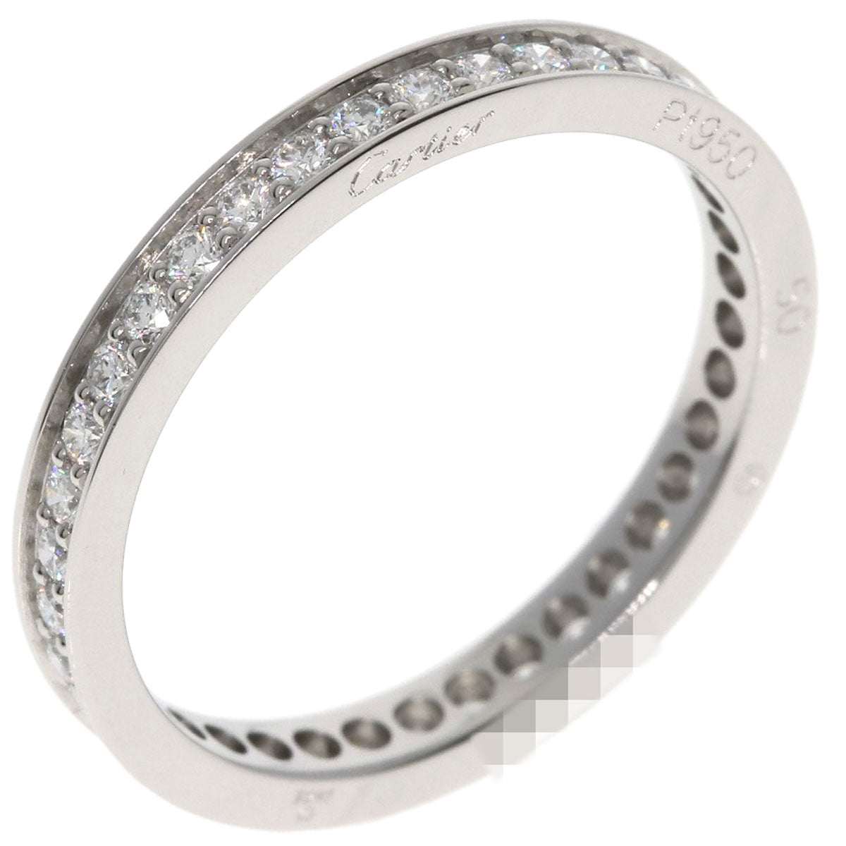 カルティエ エタニティ フル ダイヤモンド #50 リング・指輪 プラチナPT950 レディース 【中古】【CARTIER】