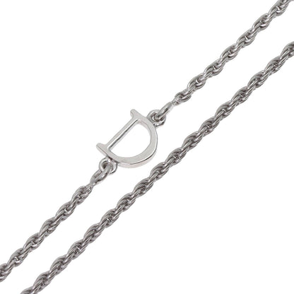 Damiani Belle Epoque Cross Motif Black Diamond Necklace K18 White Gold Ladies [Used]