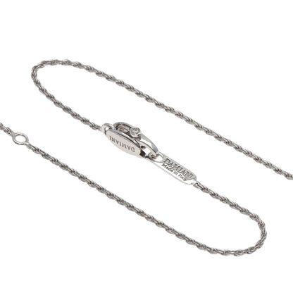 Damiani Belle Epoque Cross Motif Black Diamond Necklace K18 White Gold Ladies [Used]