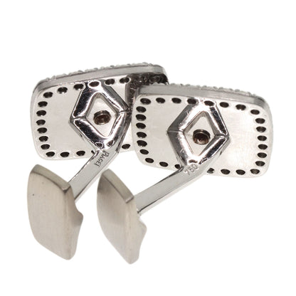 PIAGET Design Diamond Onyx cuffs K18 White Gold mens [Used]