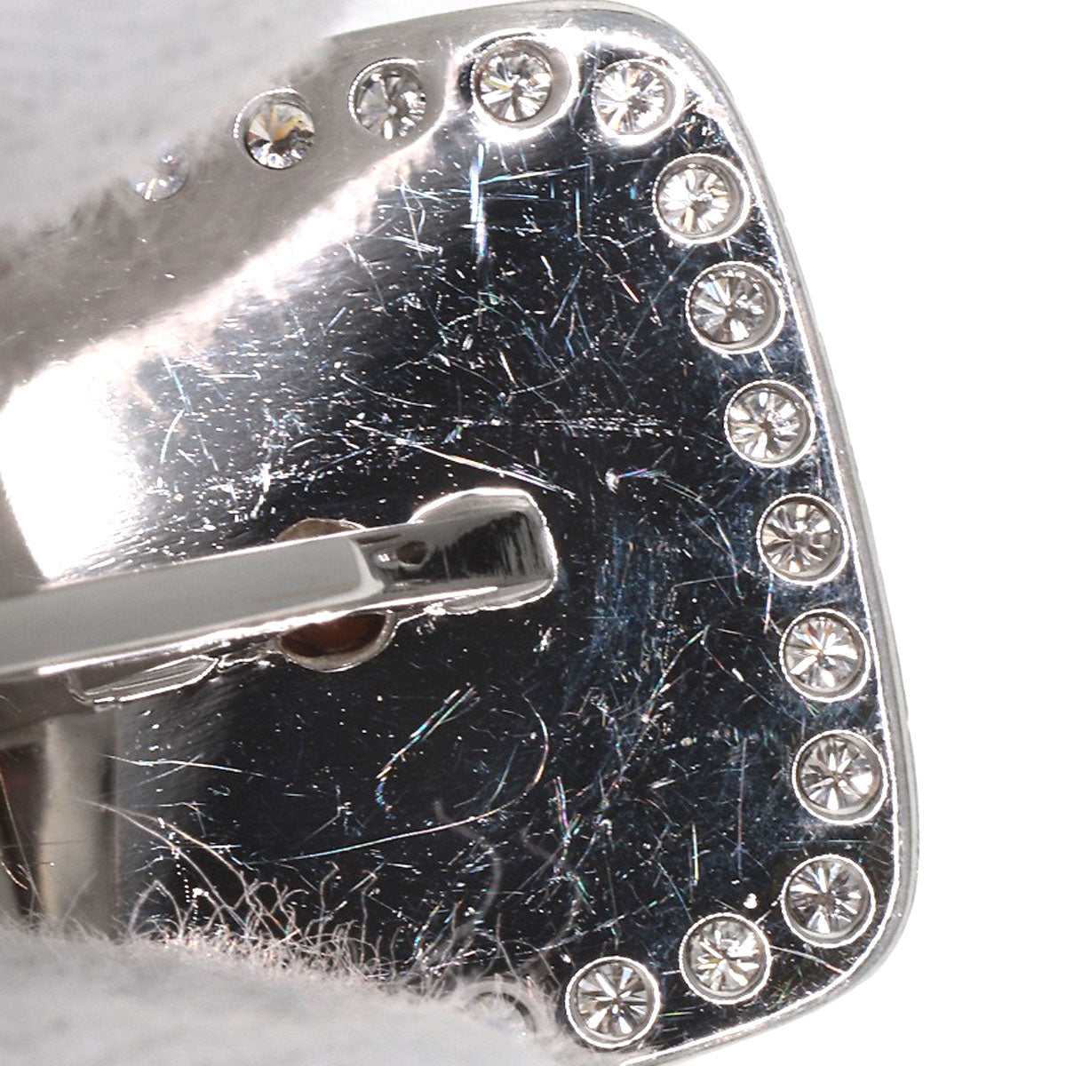 PIAGET Design Diamond Onyx cuffs K18 White Gold mens [Used]