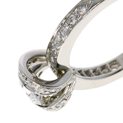 TIFFANY&Co. Ribbon Solitaire Diamond Ring Platinum PT950 Ladies [Used]