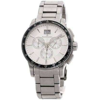 MAURICE LACROIX Milos Chrono Watches MI1098 Stainless Steel/Stainless Steel mens