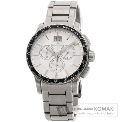 MAURICE LACROIX Milos Chrono Watches MI1098 Stainless Steel/Stainless Steel mens