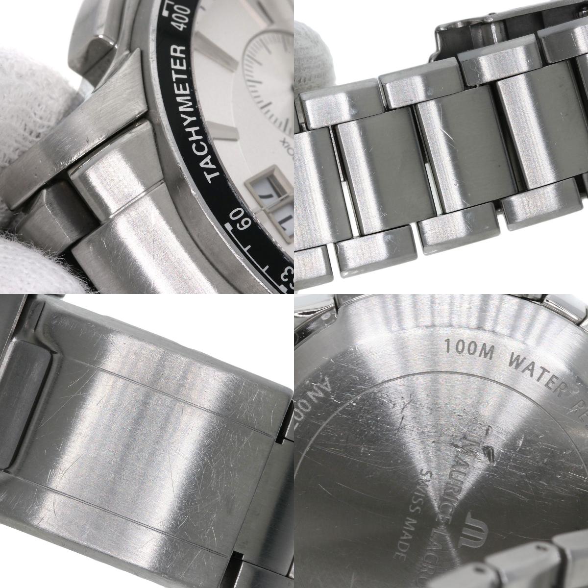 MAURICE LACROIX Milos Chrono Watches MI1098 Stainless Steel/Stainless Steel mens
