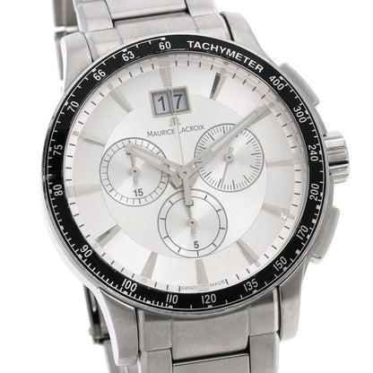 MAURICE LACROIX Milos Chrono Watches MI1098 Stainless Steel/Stainless Steel mens