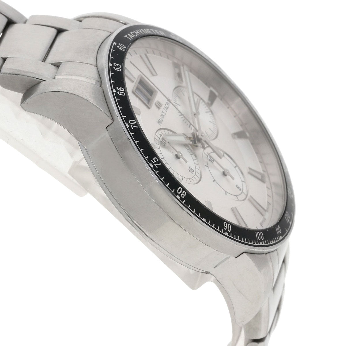 MAURICE LACROIX Milos Chrono Watches MI1098 Stainless Steel/Stainless Steel mens
