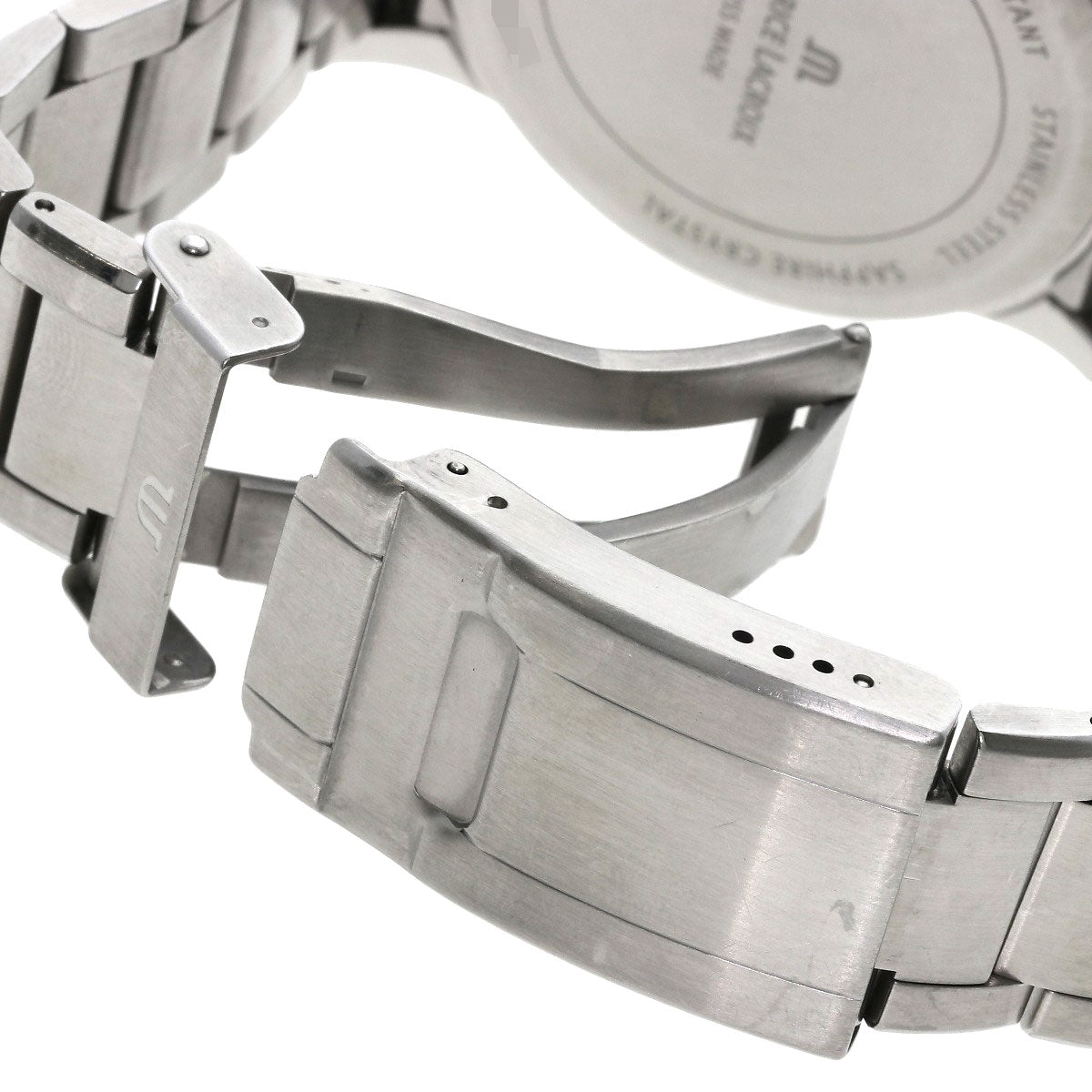 MAURICE LACROIX Milos Chrono Watches MI1098 Stainless Steel/Stainless Steel mens