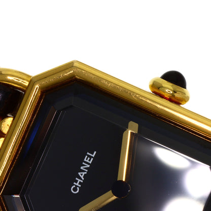 CHANEL Premiere S Watches H0001 Gold Plated/GPxLeather Ladies