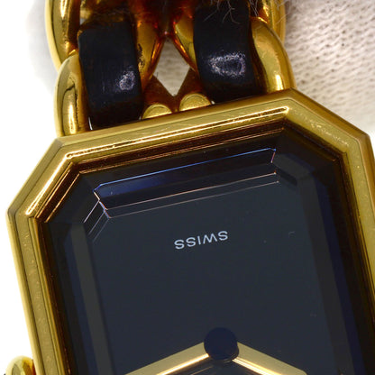 CHANEL Premiere S Watches H0001 Gold Plated/GPxLeather Ladies