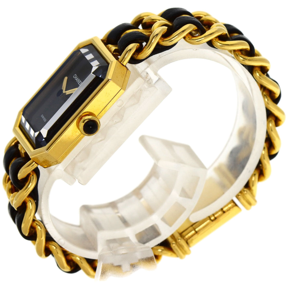 CHANEL Premiere S Watches H0001 Gold Plated/GPxLeather Ladies