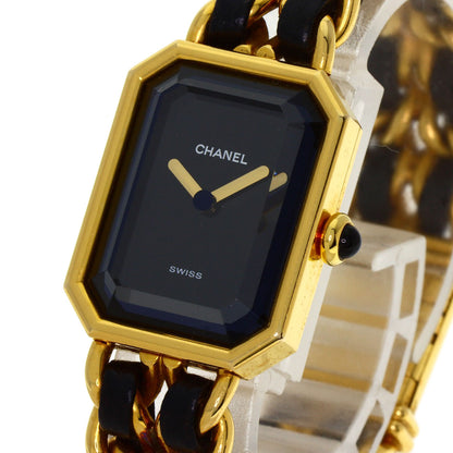 CHANEL Premiere S Watches H0001 Gold Plated/GPxLeather Ladies