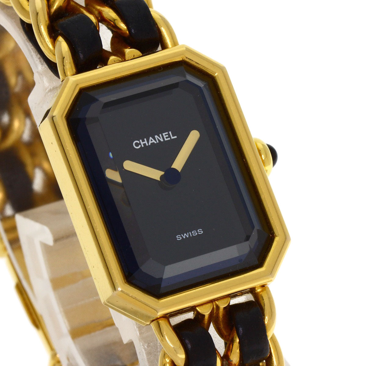CHANEL Premiere S Watches H0001 Gold Plated/GPxLeather Ladies