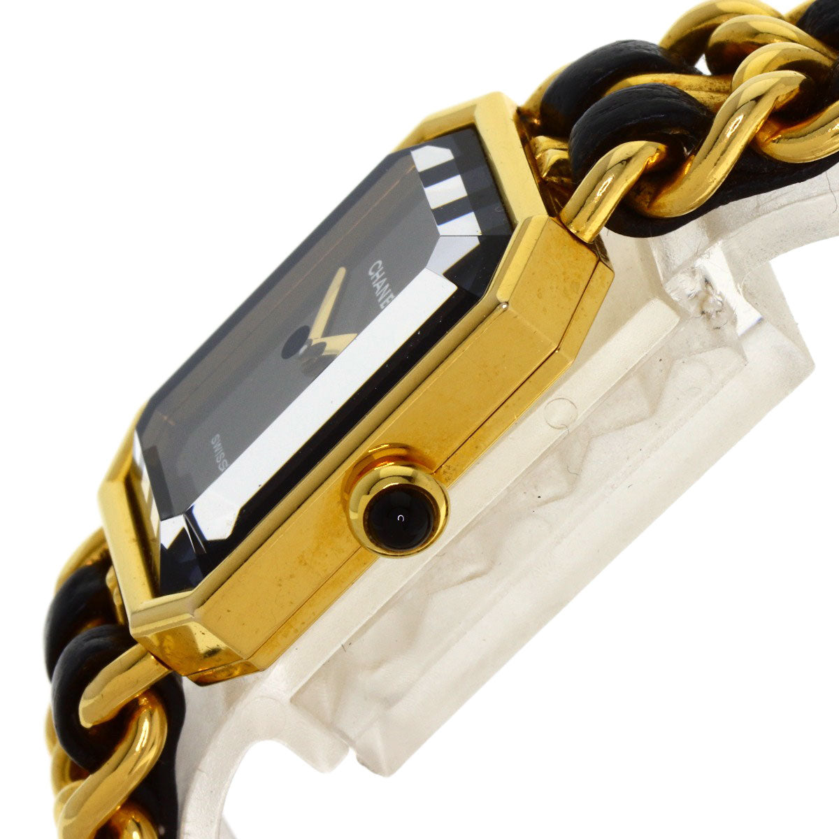 CHANEL Premiere S Watches H0001 Gold Plated/GPxLeather Ladies