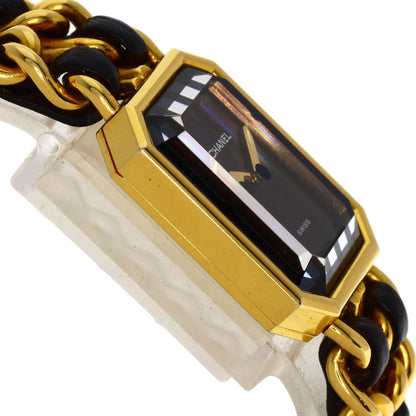 CHANEL Premiere S Watches H0001 Gold Plated/GPxLeather Ladies