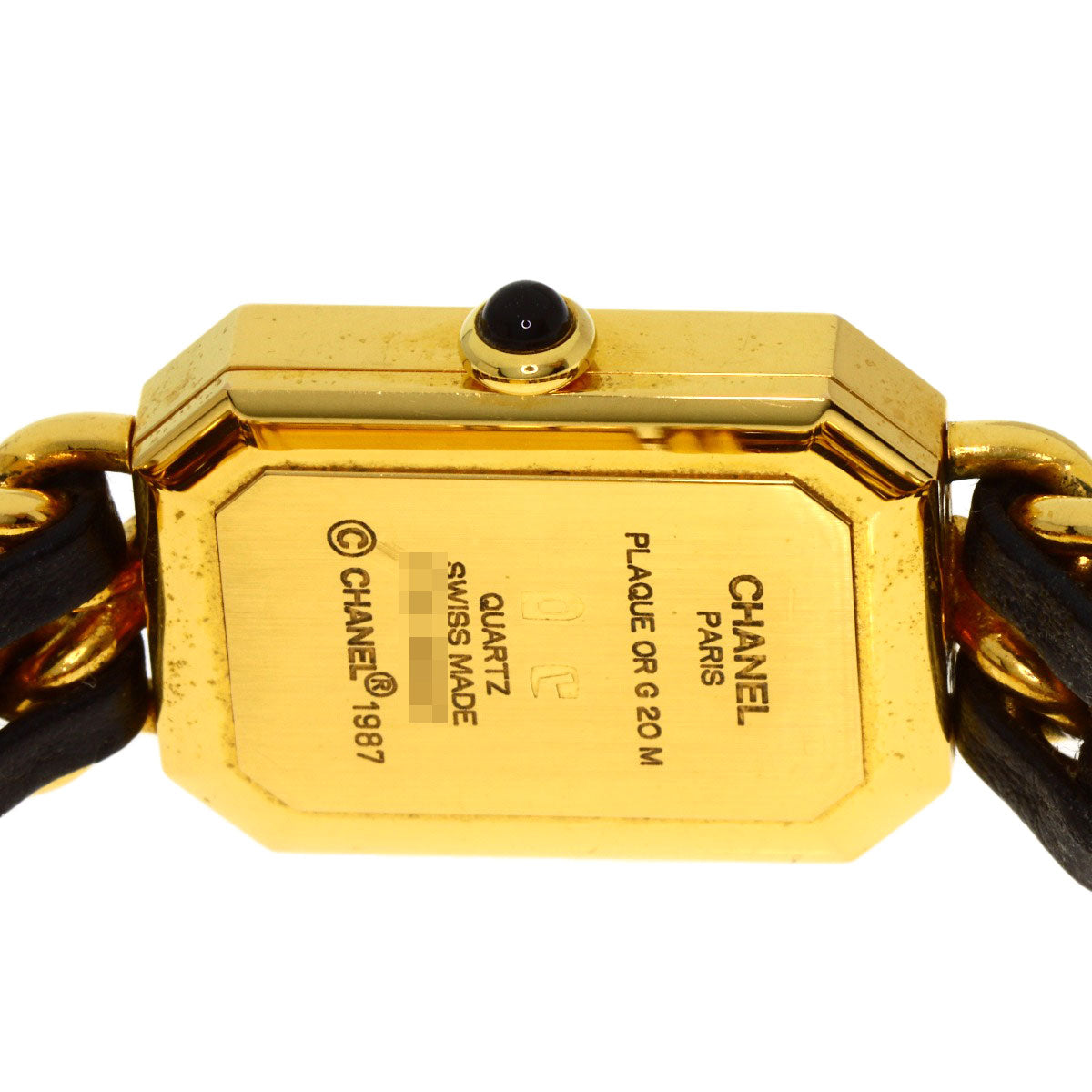 CHANEL Premiere S Watches H0001 Gold Plated/GPxLeather Ladies