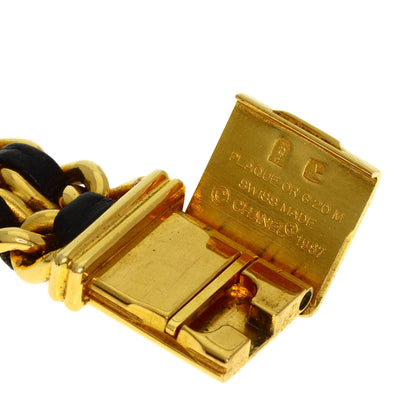 CHANEL Premiere S Watches H0001 Gold Plated/GPxLeather Ladies
