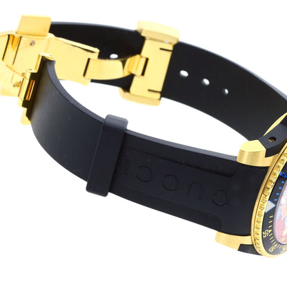GUCCI DIVE The Three Little Pigs Watches 136.3 Gold Plated/Rubber mens