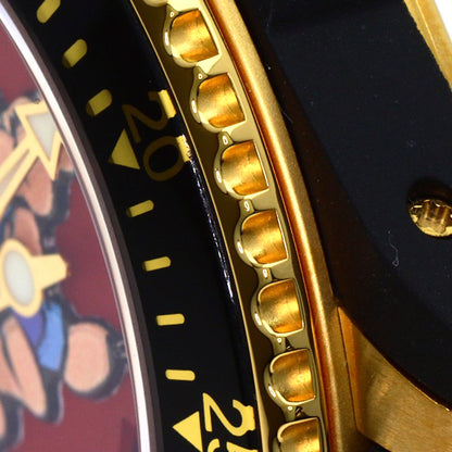 GUCCI DIVE The Three Little Pigs Watches 136.3 Gold Plated/Rubber mens