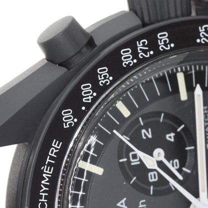 Swatch Omega collaboration Moon Swatch Mission to Mercury Watches SO33A100 Ceramic/Nylon mens