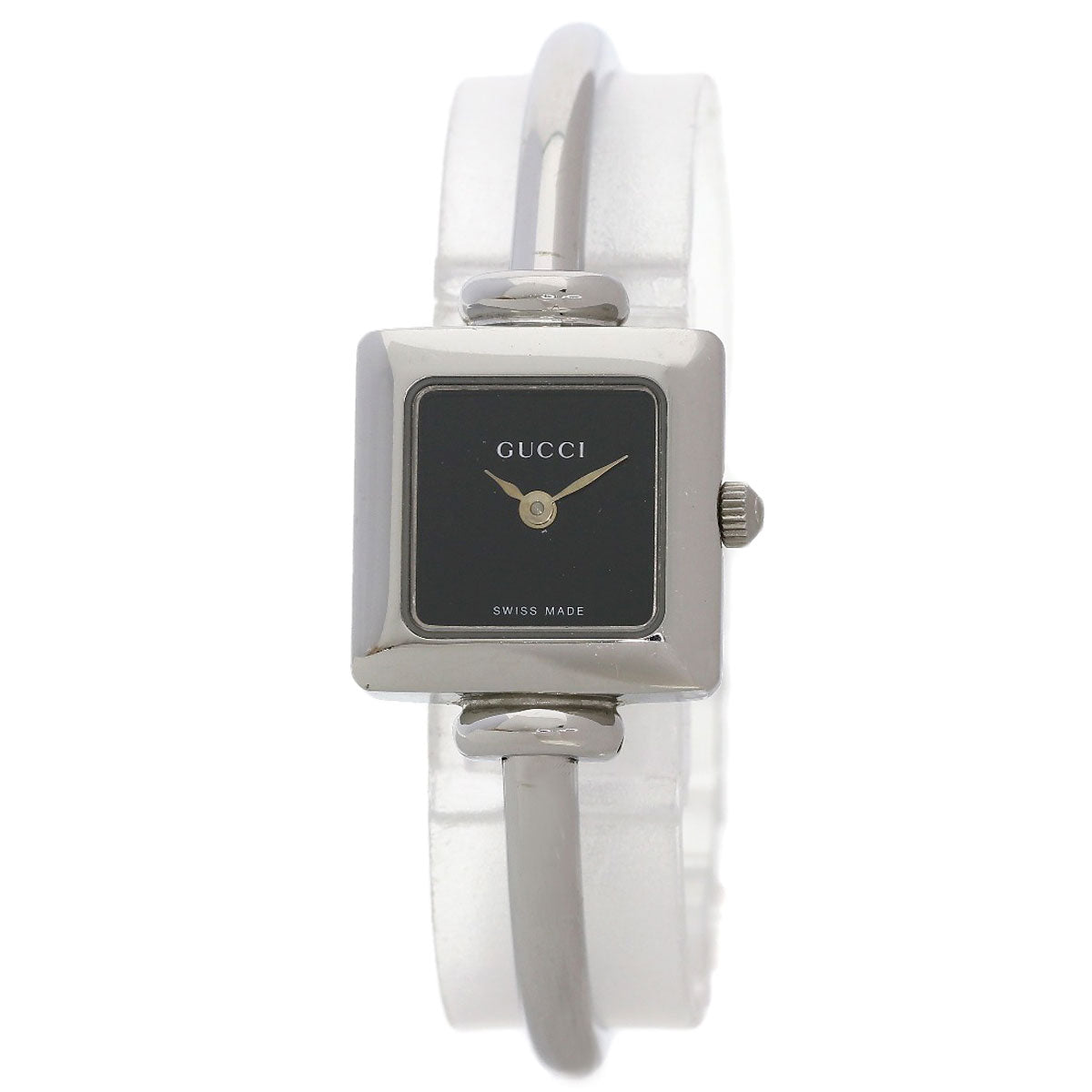 GUCCI Square face bangle Watches 1900L Stainless Steel/Stainless Steel Ladies