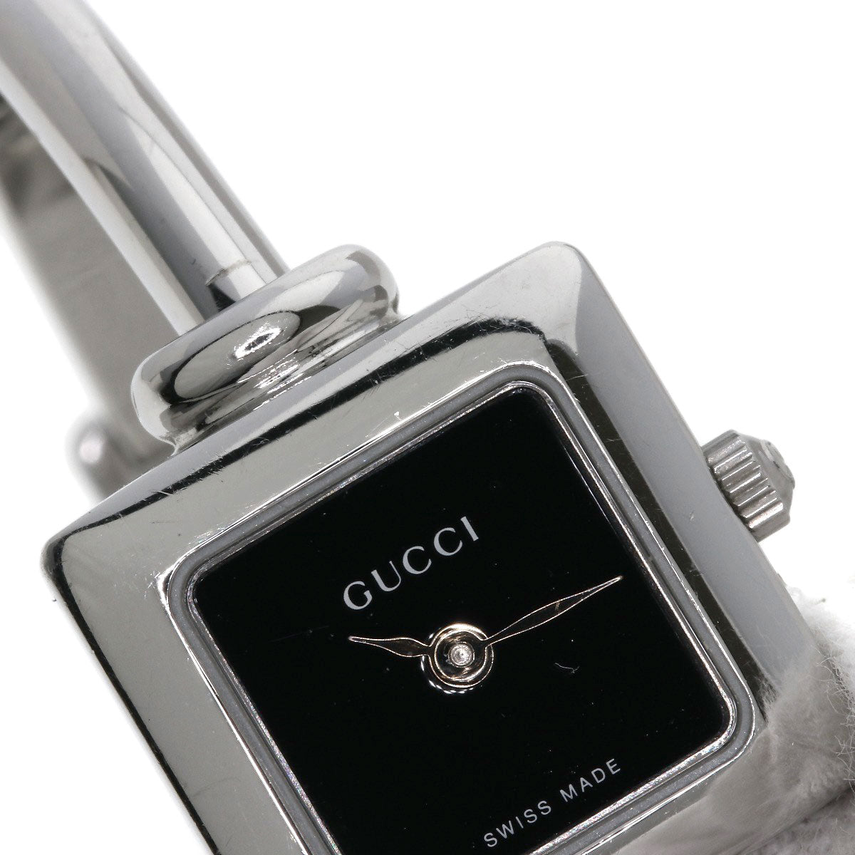 GUCCI Square face bangle Watches 1900L Stainless Steel/Stainless Steel Ladies