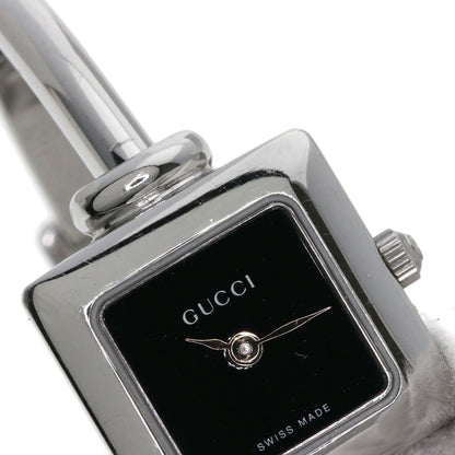 GUCCI Square face bangle Watches 1900L Stainless Steel/Stainless Steel Ladies