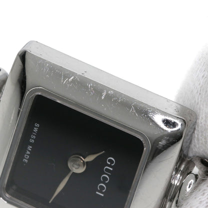 GUCCI Square face bangle Watches 1900L Stainless Steel/Stainless Steel Ladies