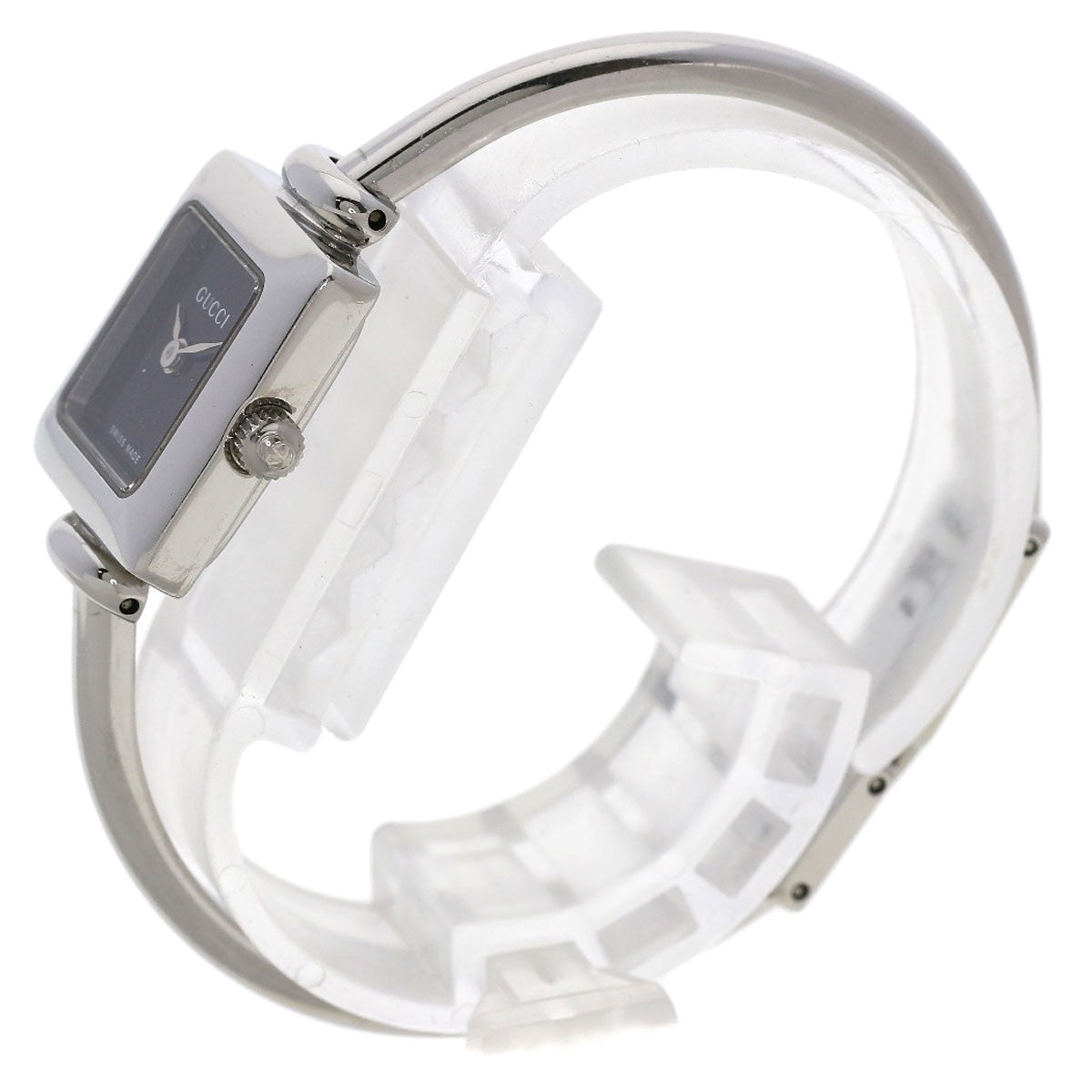 GUCCI Square face bangle Watches 1900L Stainless Steel/Stainless Steel Ladies