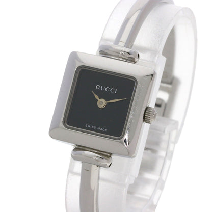 GUCCI Square face bangle Watches 1900L Stainless Steel/Stainless Steel Ladies