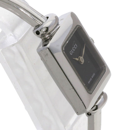 GUCCI Square face bangle Watches 1900L Stainless Steel/Stainless Steel Ladies