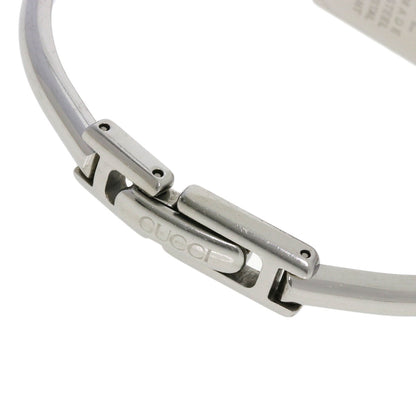 GUCCI Square face bangle Watches 1900L Stainless Steel/Stainless Steel Ladies