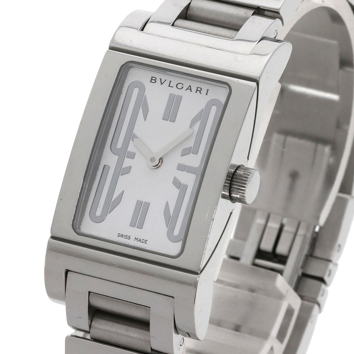 BVLGARI Rettangoro Watches RT39S Stainless Steel/Stainless Steel Ladies