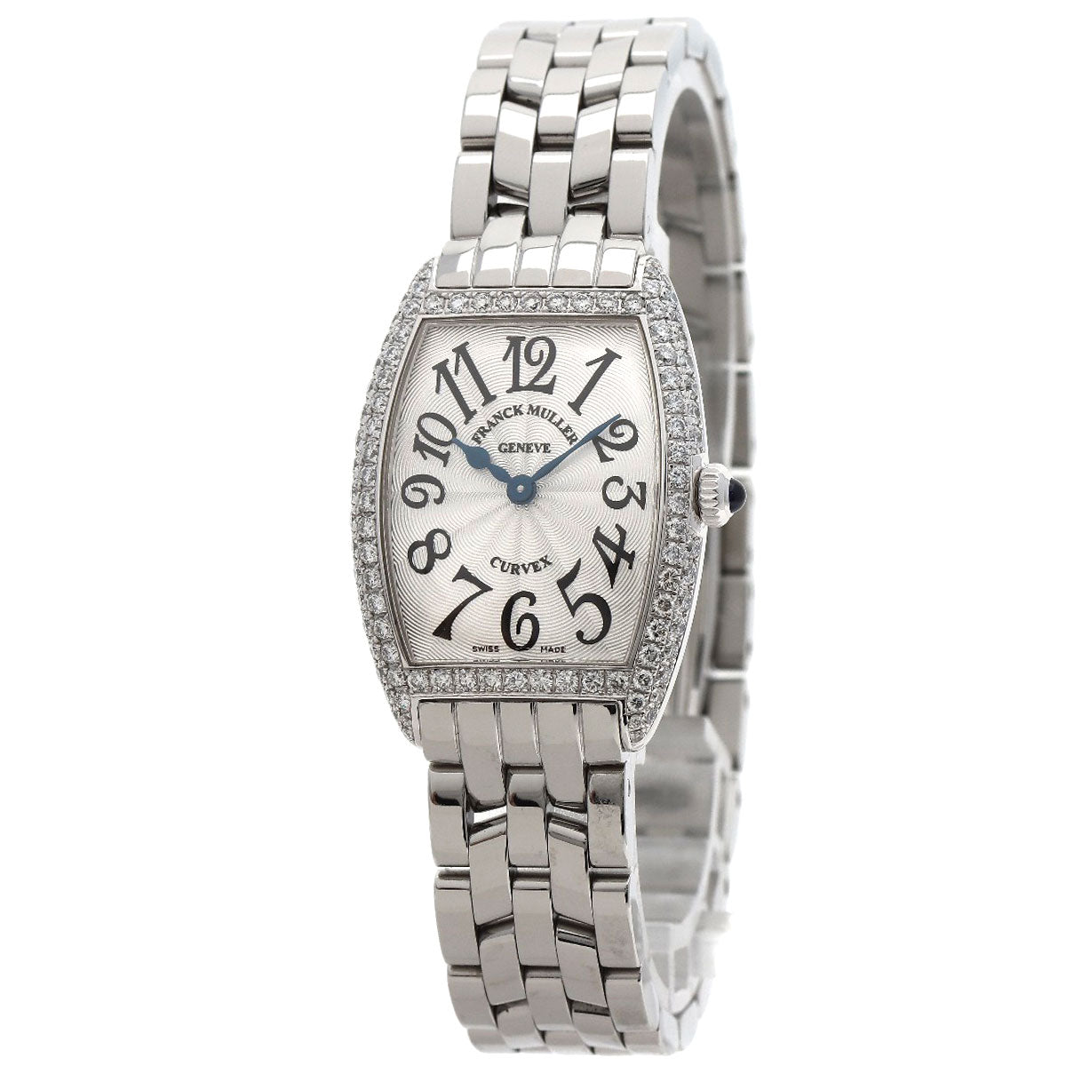 FRANCK MULLER TONNEAU CURVEX BezelDiamond Watches 1752QZ NO.1065 Stainless Steel/Stainless Steel Ladies