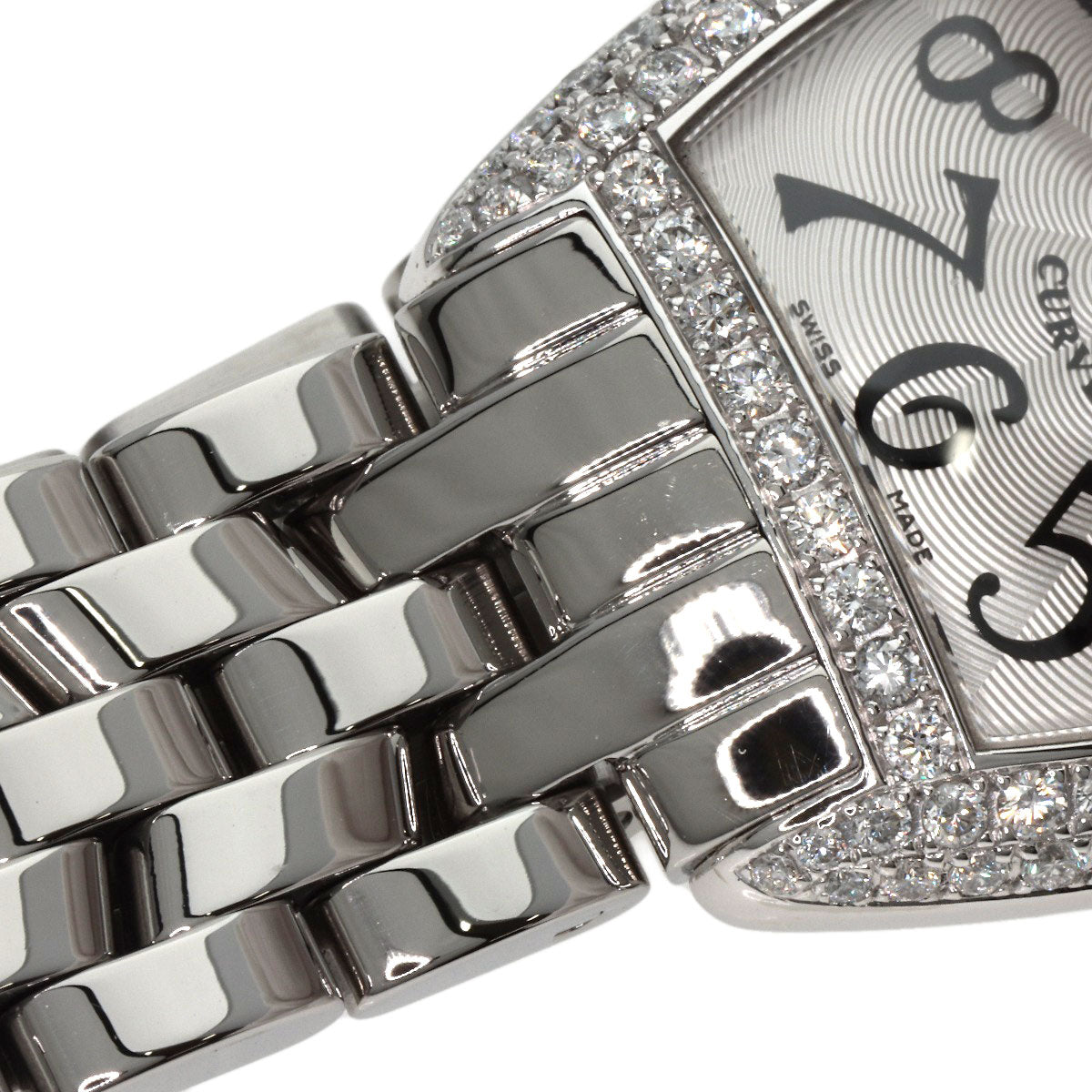 FRANCK MULLER TONNEAU CURVEX BezelDiamond Watches 1752QZ NO.1065 Stainless Steel/Stainless Steel Ladies