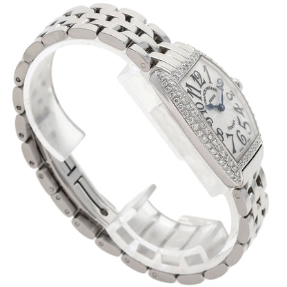 FRANCK MULLER TONNEAU CURVEX BezelDiamond Watches 1752QZ NO.1065 Stainless Steel/Stainless Steel Ladies