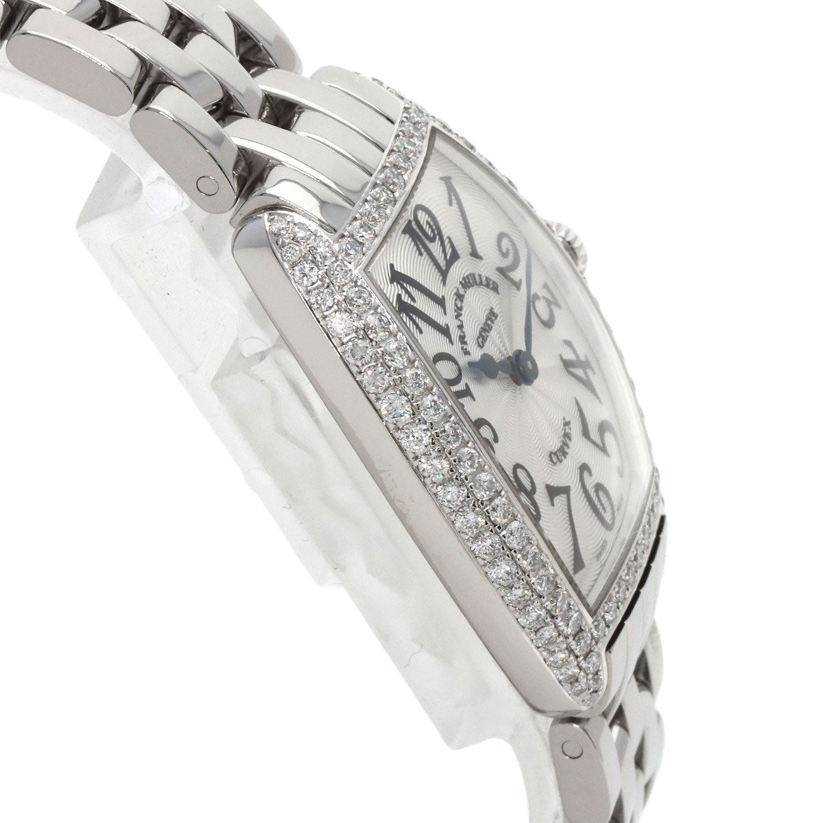 FRANCK MULLER TONNEAU CURVEX BezelDiamond Watches 1752QZ NO.1065 Stainless Steel/Stainless Steel Ladies