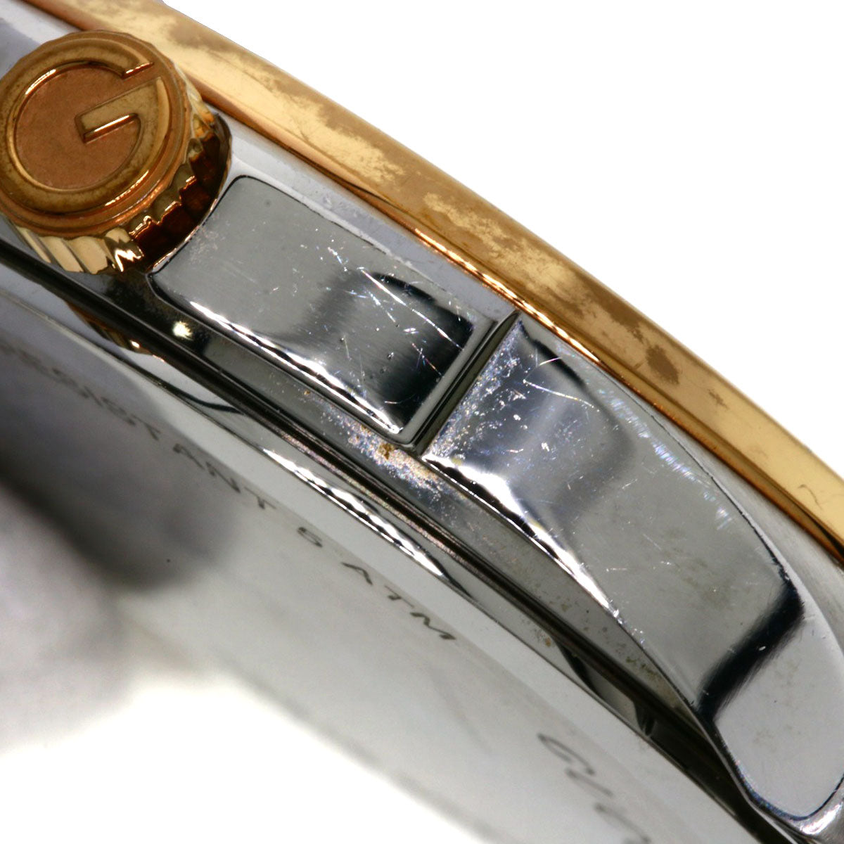 GUCCI Round face Watches 126.4 Stainless Steel/SSxPGP mens