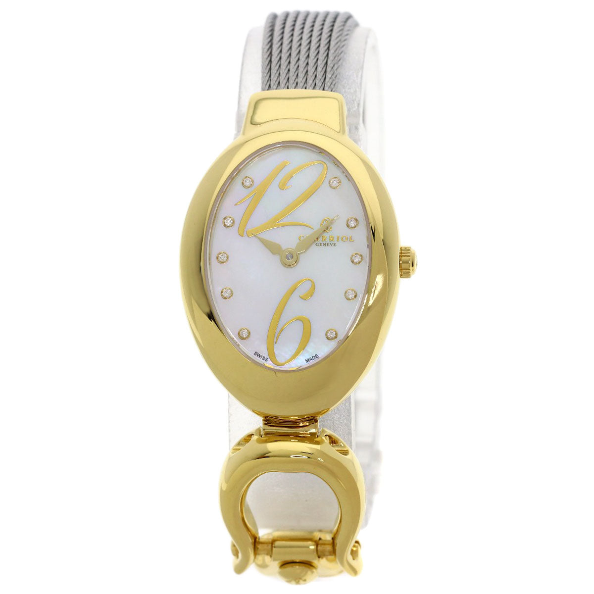 PHILIPPE CHARRIOL Marie Olga Watches MOY.570.O02 Gold Plated/SSxGP Ladies