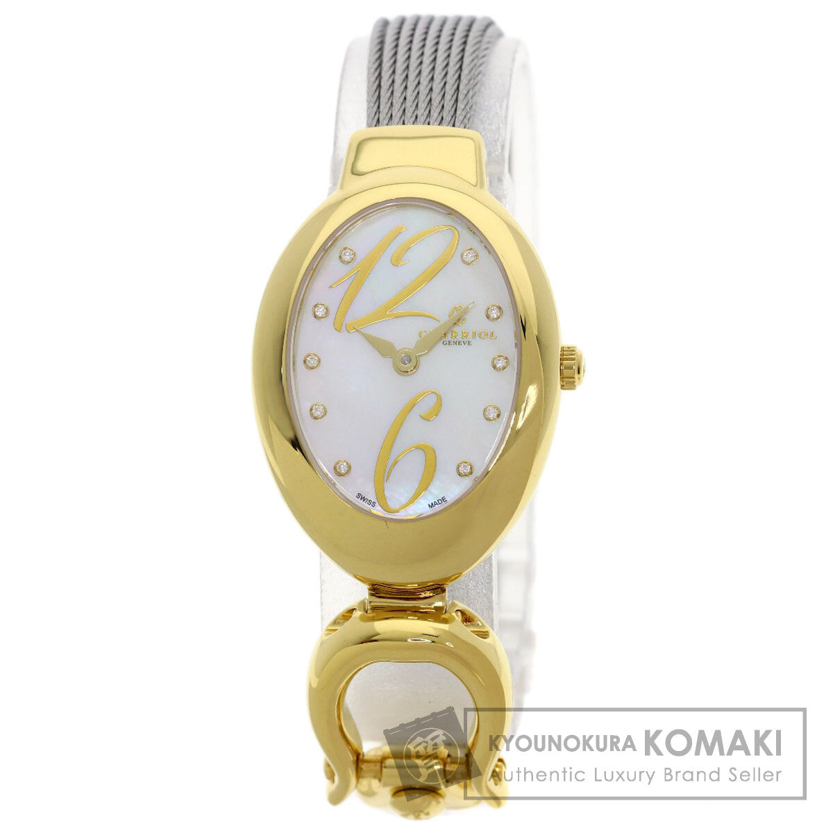 PHILIPPE CHARRIOL Marie Olga Watches MOY.570.O02 Gold Plated/SSxGP Ladies